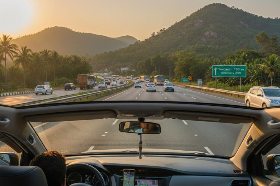 Bangalore to Yercaud Cab